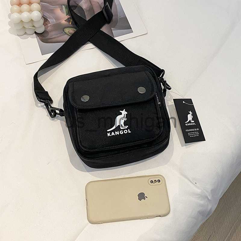 Evening Bags New Women's Bag Korean Fashion Kangaroo Women's Shoulder Bag Fashion Crossbody Bag J230609
