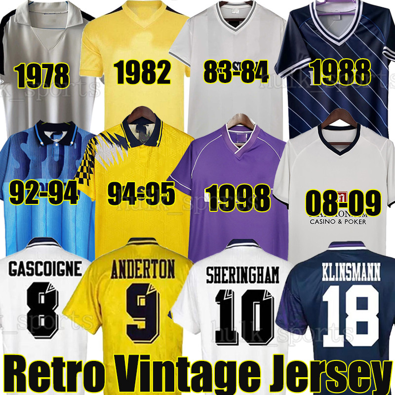 ANDERTON 08 09 Retro soccer jerseys vintage Klinsmann GASCOIGNE SHERINGHAM 1990 98 91 1978 82 83 84 86 88 06 07 Tottenham Ginola Ferdinand 94 95 18 Classic Centenary, Reci 1990 home
ANDERTON 08 09 Retro soccer jerseys vintage Klinsmann GASCOIGNE SHERINGHAM 1990 98 91 1978 82 83 84 86 88 06 07 Tottenham Ginola Ferdinand 94 95 18 Classic Centenary, Reci 1990 home