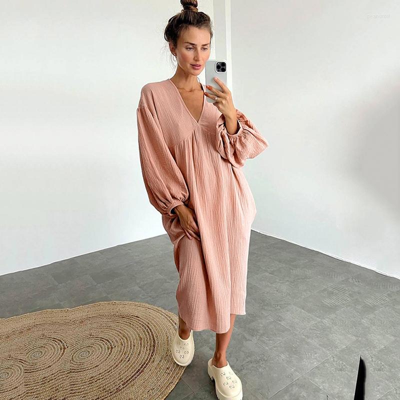 Women' Swimwear Summer Dress Women 2023 Cover Up Beach Kaftans For Sleep Skirt Pajamas Female Neck Confined Crepe Loose Morning At Home, Pink
Women' Swimwear Summer Dress Women 2023 Cover Up Beach Kaftans For Sleep Skirt Pajamas Female Neck Confined Crepe Loose Morning At Home, Pink