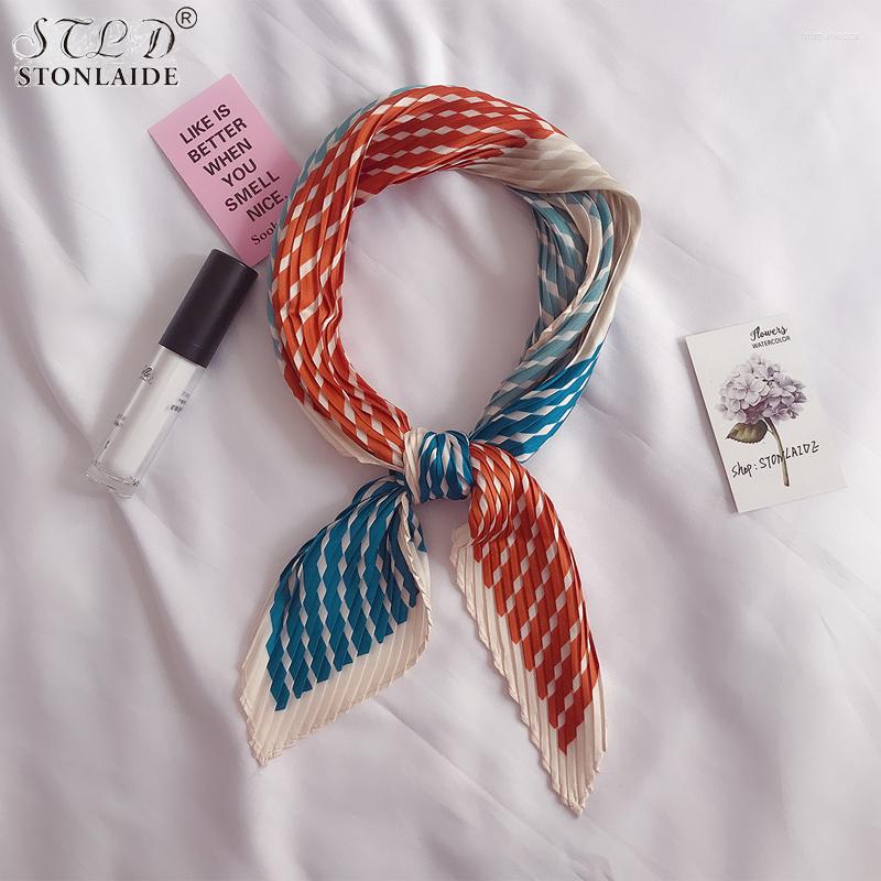 Scarves Designer Pleated Scarf Fashionable Printed Square Silk Scarfs For Ladies Europe Foulard Kerchief Elegant Neck Shawl
Scarves Designer Pleated Scarf Fashionable Printed Square Silk Scarfs For Ladies Europe Foulard Kerchief Elegant Neck Shawl