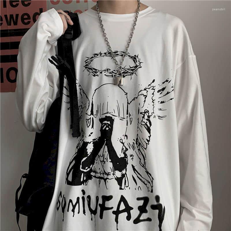 Women' T Shirts Women Y2K Long-Sleeved Dark High Streett-Shirt Men Tshirt Couple Clothes Goth Punk Korean Style Loose Trend T-Shirt, Black
Women' T Shirts Women Y2K Long-Sleeved Dark High Streett-Shirt Men Tshirt Couple Clothes Goth Punk Korean Style Loose Trend T-Shirt, Black