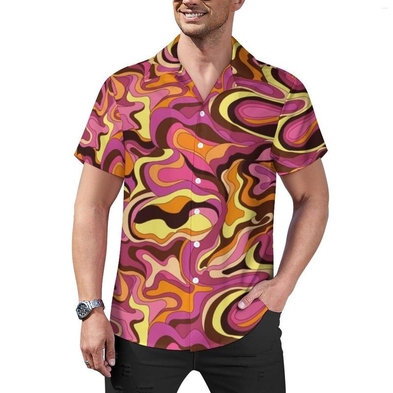Men' Casual Shirts 60s Blouses Man Abstract Liquid Print Hawaiian Short-Sleeved Custom Retro Oversized Beach Shirt Gift, Style-9
Men' Casual Shirts 60s Blouses Man Abstract Liquid Print Hawaiian Short-Sleeved Custom Retro Oversized Beach Shirt Gift, Style-9