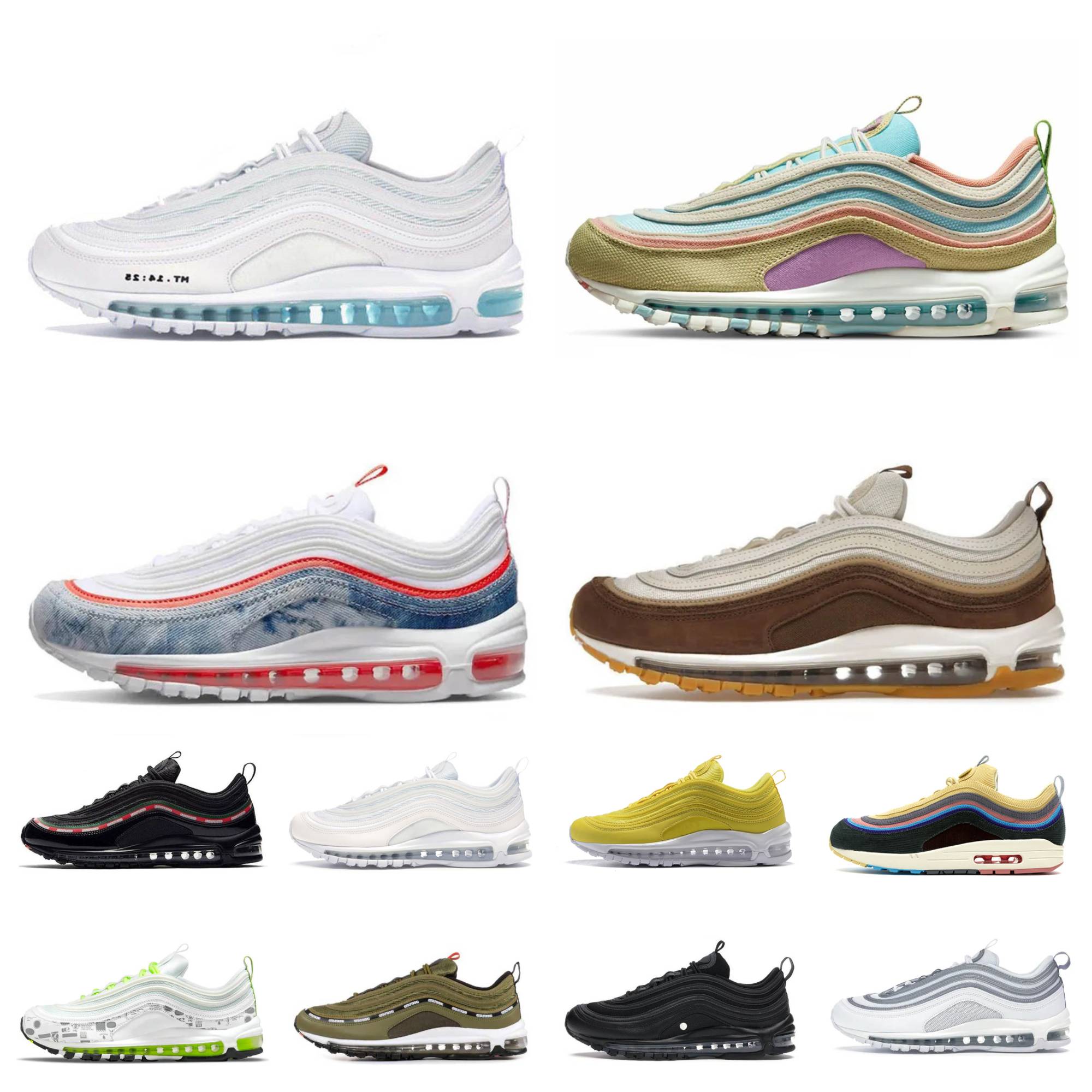 Men 97 Sean Wotherspoon Running Shoes Airmaxs 97s Airs Triple White Black sliver bullet metalic gold Golf NRG MSCHF X INRI Jesus Celestial Max Women Designer Sneakers, Shoes lace
Men 97 Sean Wotherspoon Running Shoes Airmaxs 97s Airs Triple White Black sliver bullet metalic gold Golf NRG MSCHF X INRI Jesus Celestial Max Women Designer Sneakers, Shoes lace