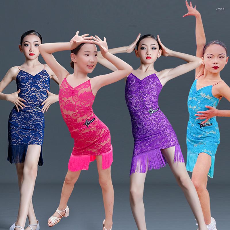 Stage Wear Latin Dance Dress For Girls Practice Clothes Summer Children'S Performance Lace Sling Competition DN12242, Picture shown
Stage Wear Latin Dance Dress For Girls Practice Clothes Summer Children'S Performance Lace Sling Competition DN12242, Picture shown