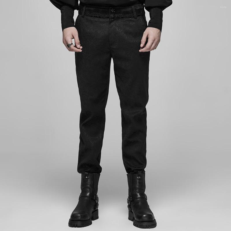 Men' Pants PUNK RAVE Men' Gothic Blood Jacquard Delicate Buttons Decoration Party Dinner Straight Trousers, Black
Men' Pants PUNK RAVE Men' Gothic Blood Jacquard Delicate Buttons Decoration Party Dinner Straight Trousers, Black