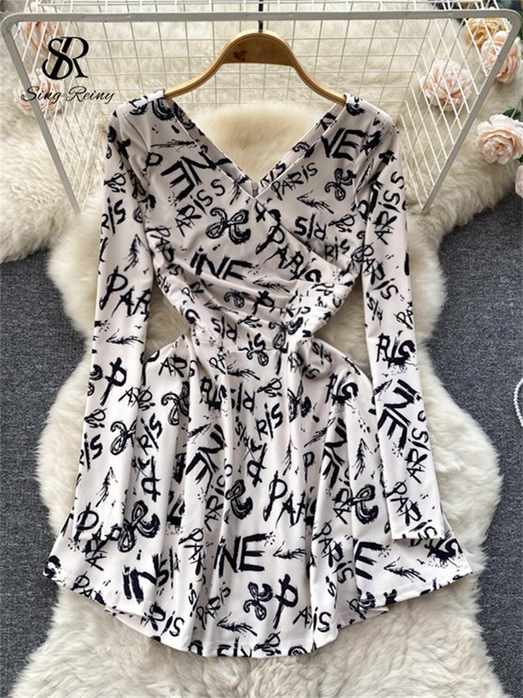 Casual Dresses SINGREINY Fashion Letter Sexy Dress Women Spring Autumn Long Sleeve Sheath 2023 V-Neck Midi Streetwear Party, White
Casual Dresses SINGREINY Fashion Letter Sexy Dress Women Spring Autumn Long Sleeve Sheath 2023 V-Neck Midi Streetwear Party, White