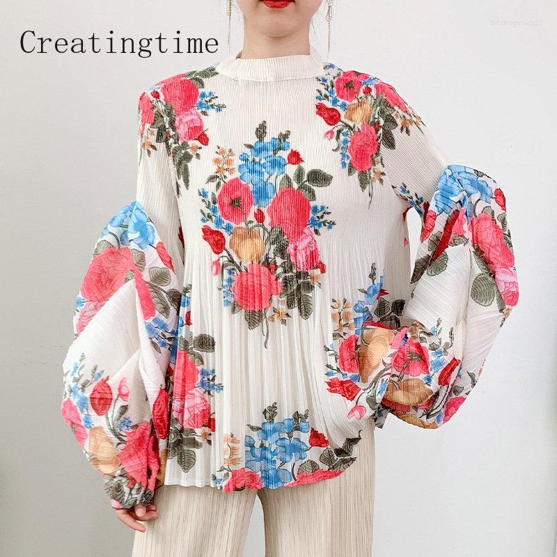 Women's T Shirts Casual Printing Puff Sleeve Pleated Top For Women 2023 Spring Summer All-match Round Neck Loose Fashion Female T-shirt, Pink
Women's T Shirts Casual Printing Puff Sleeve Pleated Top For Women 2023 Spring Summer All-match Round Neck Loose Fashion Female T-shirt, Pink