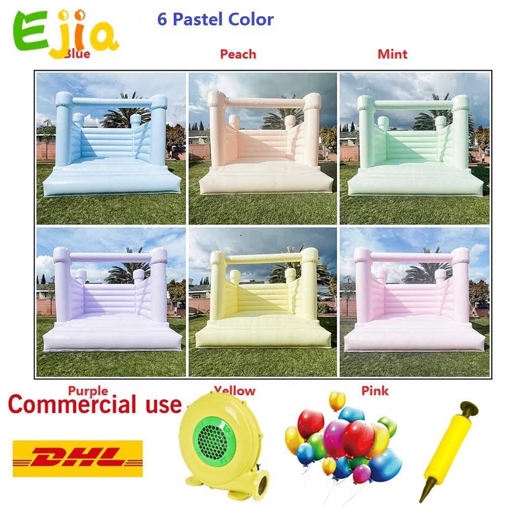 2022 New Pastel Pink /Blue /Yellow/Purple//Mint Inflatable Wedding Bounce House Jumping Bouncy Castle House For Party Event
2022 New Pastel Pink /Blue /Yellow/Purple//Mint Inflatable Wedding Bounce House Jumping Bouncy Castle House For Party Event