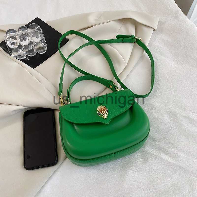 Evening Bags Metal Buckle Leather Women Messenger Bag Casual Women's Shoulder Crossbody Bag Female Handbag Black Bolsa Feminina Girl Bag J230609