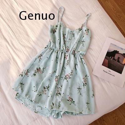 Womens Jumpsuits Rompers Sleeveless Floral Women Summer Beach Wide Leg Overalls Fashion Korean Playsuits Bohemian Print Strap 230609
