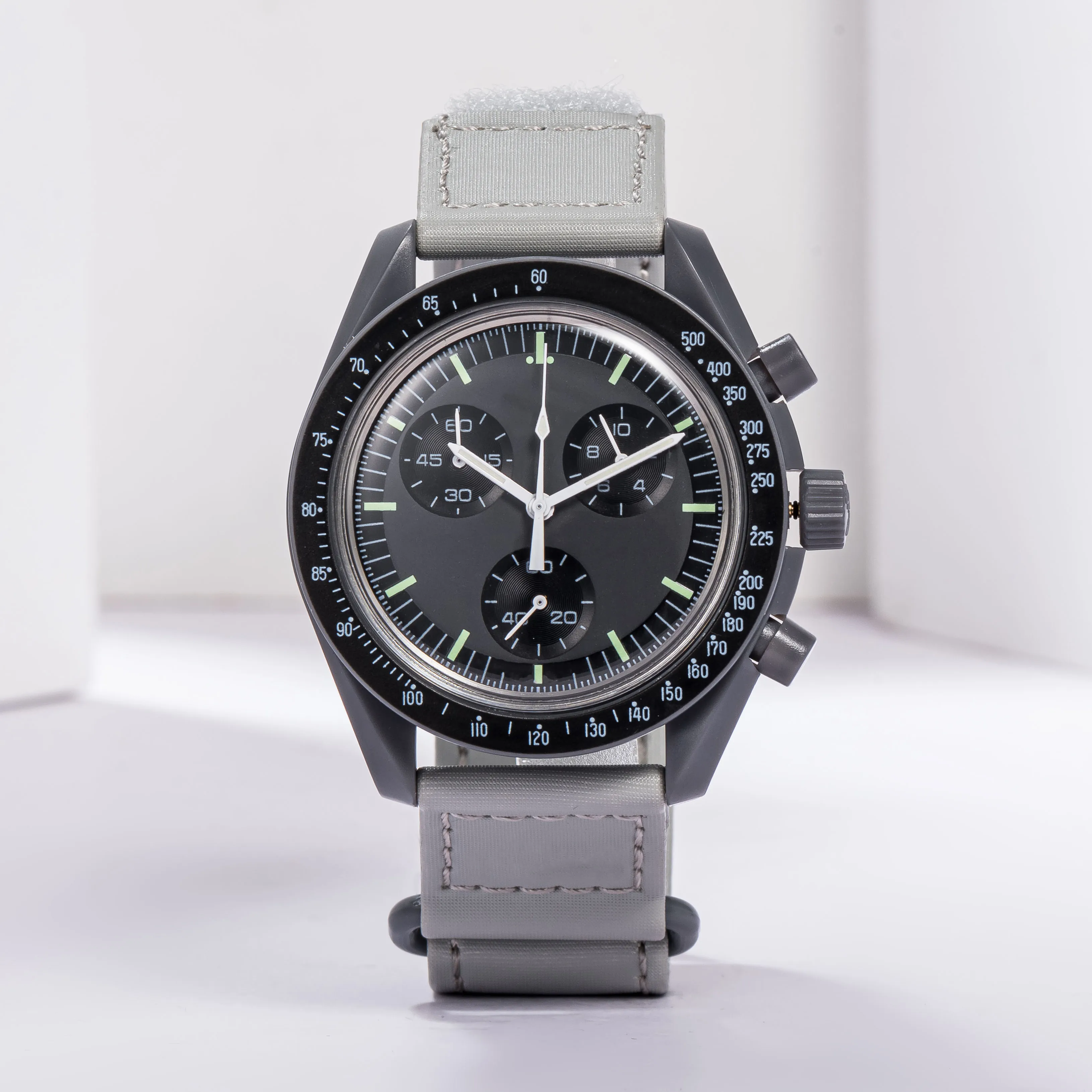 Bioceramic Planet Moon Men's Watch Full Function Quarz Chronograph Mission To Mercury 42mm Nylon Luxury Watch Limited Edition Master Watch 2
Bioceramic Planet Moon Men's Watch Full Function Quarz Chronograph Mission To Mercury 42mm Nylon Luxury Watch Limited Edition Master Watch 2