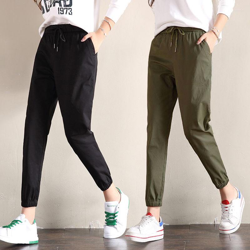 Women's Pants Female Students Korean Style Loose Spring And Summer Casual Harem Plus Size Women's 200 Kg Thin
Women's Pants Female Students Korean Style Loose Spring And Summer Casual Harem Plus Size Women's 200 Kg Thin