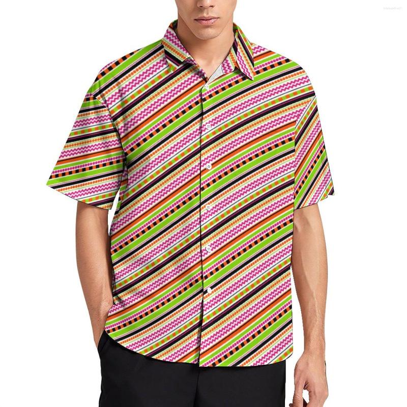 Men's Casual Shirts Dots And Stripes Loose Shirt Men Vacation Colorful Line Design Hawaiian Print Short Sleeve Funny Oversized Blouses, Style-6
Men's Casual Shirts Dots And Stripes Loose Shirt Men Vacation Colorful Line Design Hawaiian Print Short Sleeve Funny Oversized Blouses, Style-6