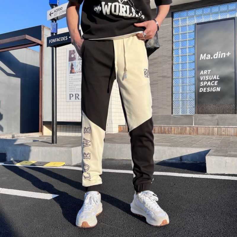 Designer Fashion Clothing Casual Pant Loewe 23ss Loe Patchwork Embroidered Casual Pants for Men and Womens Versatile Sports Leggings Streetwear Jogger Trousers Sw, Creamy-white
Designer Fashion Clothing Casual Pant Loewe 23ss Loe Patchwork Embroidered Casual Pants for Men and Womens Versatile Sports Leggings Streetwear Jogger Trousers Sw, Creamy-white