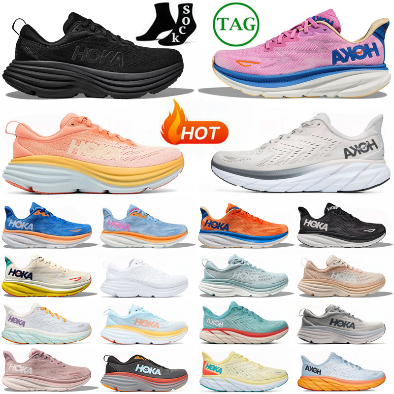 hokas shoes for men women hoka bondi 8 clifton 9 designer sneakers triple black white blue grey mens womens outdoor sports trainers, Item#1
hokas shoes for men women hoka bondi 8 clifton 9 designer sneakers triple black white blue grey mens womens outdoor sports trainers, Item#1