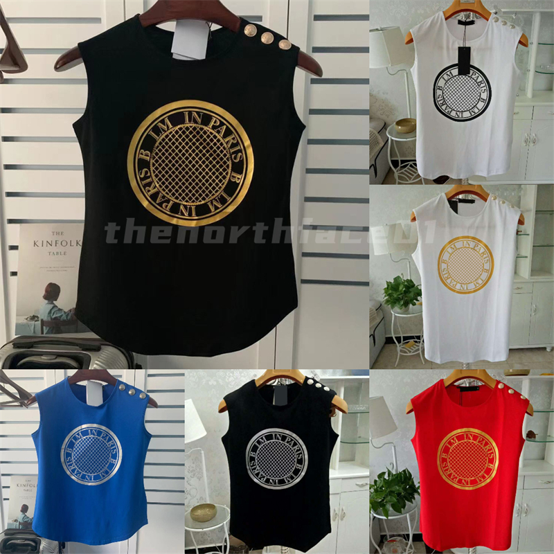 Womens Designer T Shirts Summer Coin Print Sleeveless Tank Ladies High Quality Short Sleeve Letter Prints Clothing, #5
Womens Designer T Shirts Summer Coin Print Sleeveless Tank Ladies High Quality Short Sleeve Letter Prints Clothing, #5