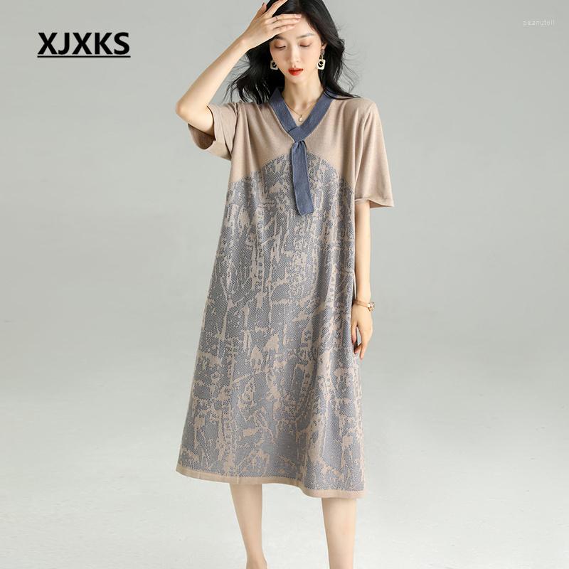 Casual Dresses XJXKS Spring Autumn 2023 Fashion Short Sleeve Women's Dress Loose Oversize Wool Knit Long Sweater Female Vestidos, Black
Casual Dresses XJXKS Spring Autumn 2023 Fashion Short Sleeve Women's Dress Loose Oversize Wool Knit Long Sweater Female Vestidos, Black