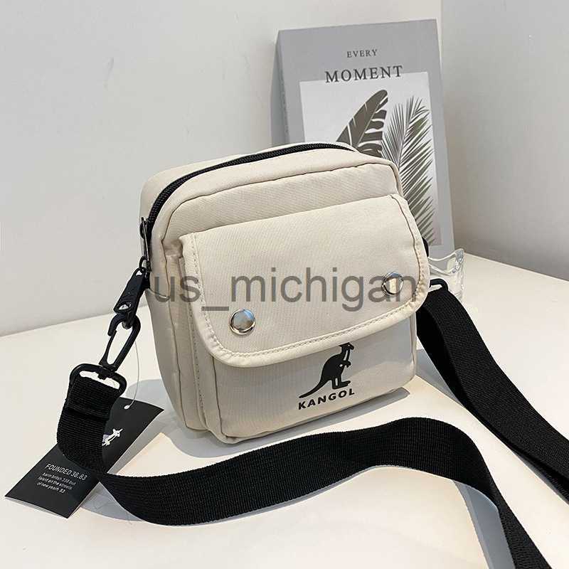 Evening Bags New Women's Bag Korean Fashion Kangaroo Women's Shoulder Bag Fashion Crossbody Bag J230609