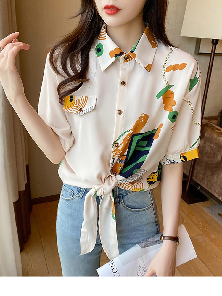 Women's Blouses Women Summer Shirt French High-end Quality Floral Chiffon Small With Waistband Westernized Short Sleeve Trend D3112, Apricot
Women's Blouses Women Summer Shirt French High-end Quality Floral Chiffon Small With Waistband Westernized Short Sleeve Trend D3112, Apricot
