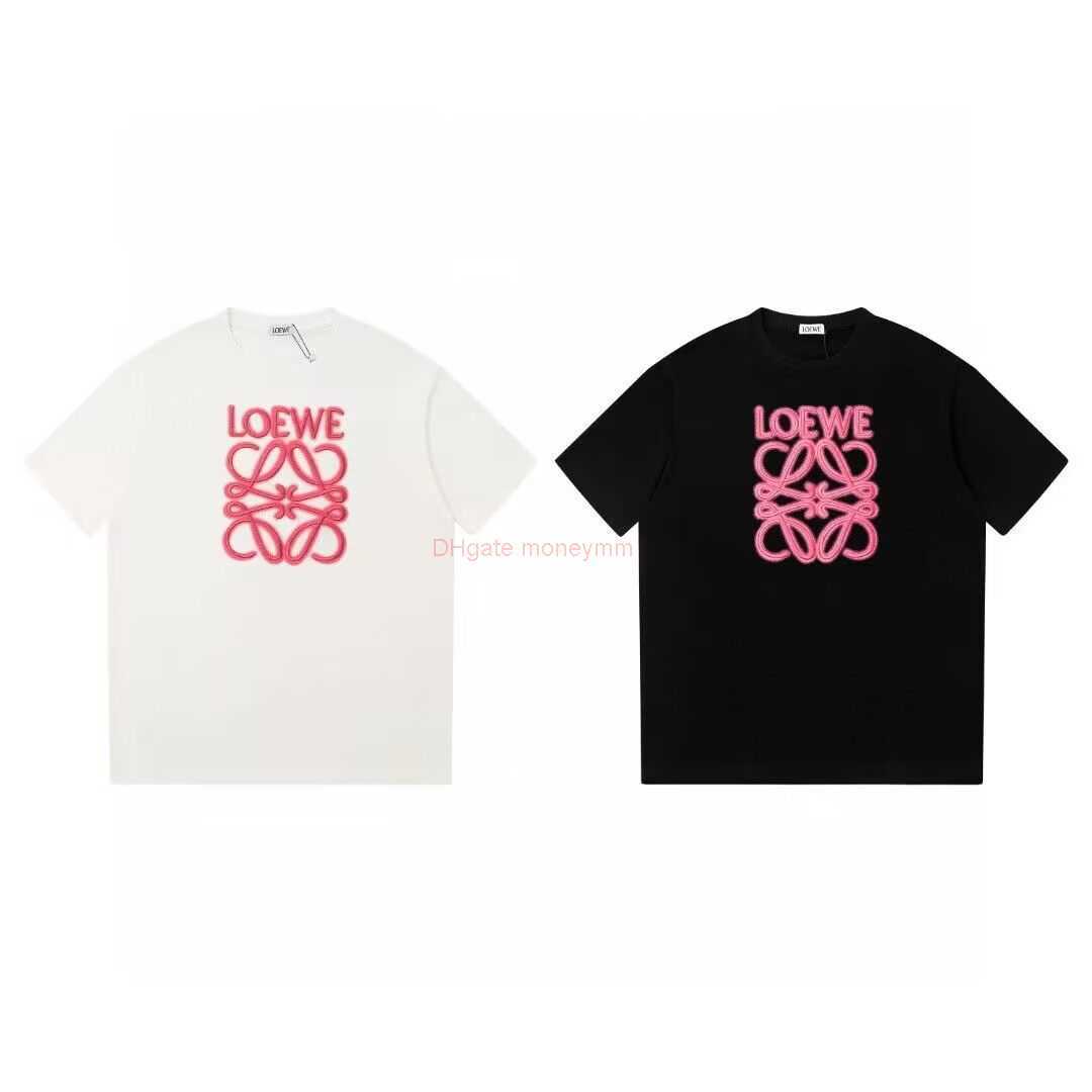 Designer Fashion Clothing Tees Tshirts Loewe 23ss Summer Fluorescent Pink Neon Embroidery Round Neck Short Sleeve Couple Fashion Network Red Same Tshirt Female Lux, Black l13#
Designer Fashion Clothing Tees Tshirts Loewe 23ss Summer Fluorescent Pink Neon Embroidery Round Neck Short Sleeve Couple Fashion Network Red Same Tshirt Female Lux, Black l13#
