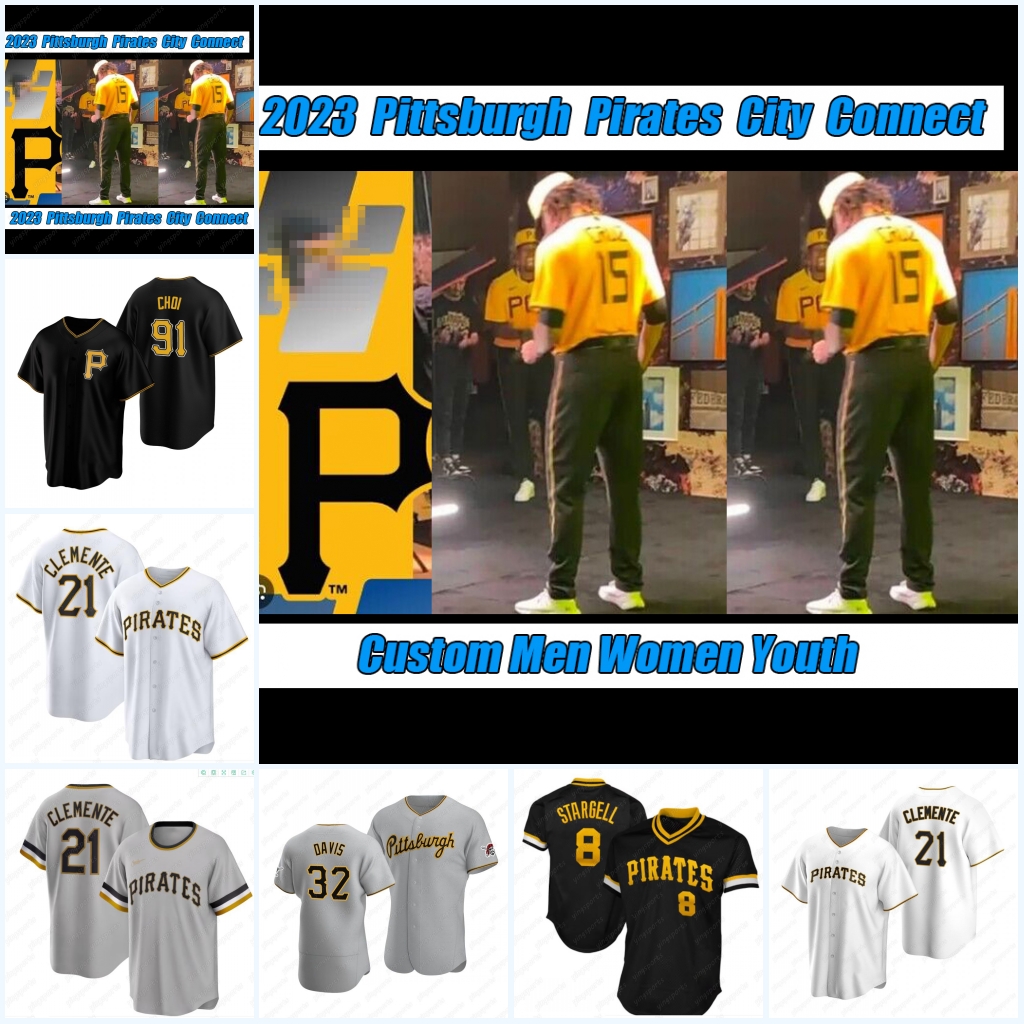 Pittsburgh 21 Roberto Clemente 2023 City Connect Jersey 22 McCutchen Davis Starling Marte Francisco Cervelli Kent Tekulve ARCHER Gregory Polanco Gonzalez Pir ates, White1 mens flex base
Pittsburgh 21 Roberto Clemente 2023 City Connect Jersey 22 McCutchen Davis Starling Marte Francisco Cervelli Kent Tekulve ARCHER Gregory Polanco Gonzalez Pir ates, White1 mens flex base