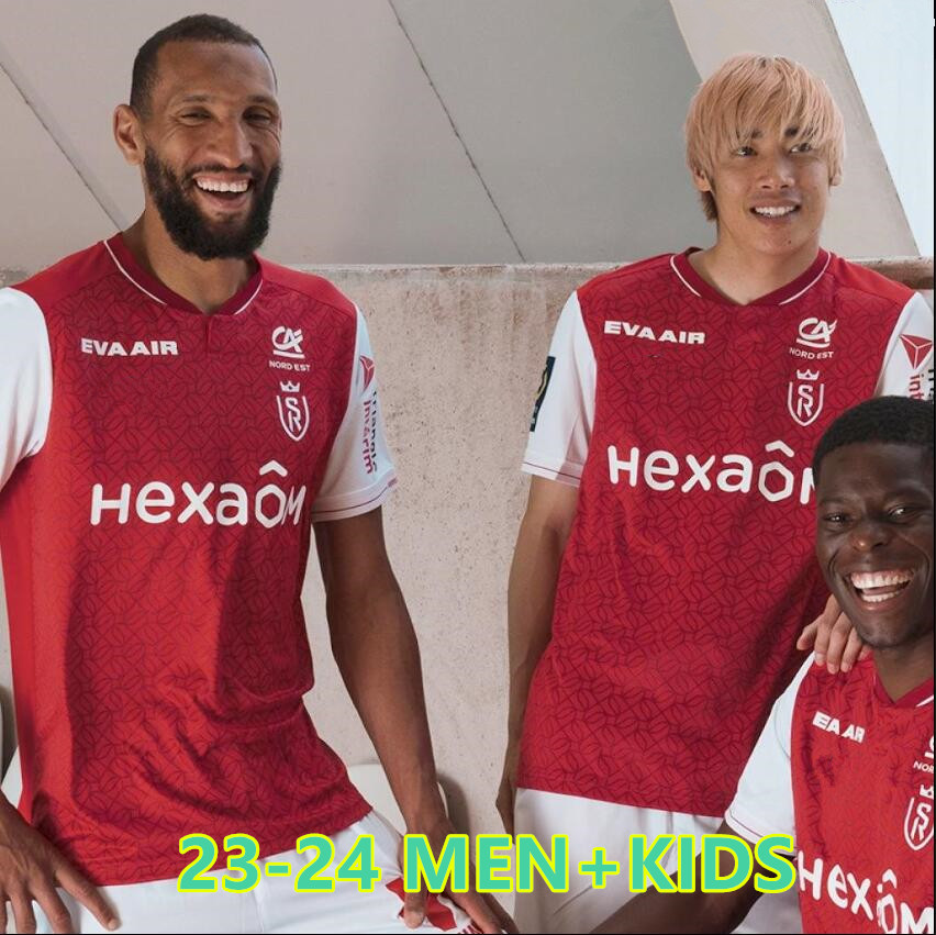 23 24 Maillots Stade de Reims soccer jerseys EL BILAL ZENELI maillots VAN BERGEN ITO KEBBAL LOCKO MATUSIWA ABDELHAMID GRAVILLON BALOGUN 2023 2024 hommes enfants foot, 23-24 home
23 24 Maillots Stade de Reims soccer jerseys EL BILAL ZENELI maillots VAN BERGEN ITO KEBBAL LOCKO MATUSIWA ABDELHAMID GRAVILLON BALOGUN 2023 2024 hommes enfants foot, 23-24 home