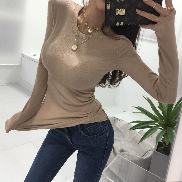 Women' T Shirts 2023 Spring Autumn Shirt Femme Solid Women Long Sleeve Tees Cotton O-Neck Womens Tops Skinny Woman Clothing, Yellow
Women' T Shirts 2023 Spring Autumn Shirt Femme Solid Women Long Sleeve Tees Cotton O-Neck Womens Tops Skinny Woman Clothing, Yellow