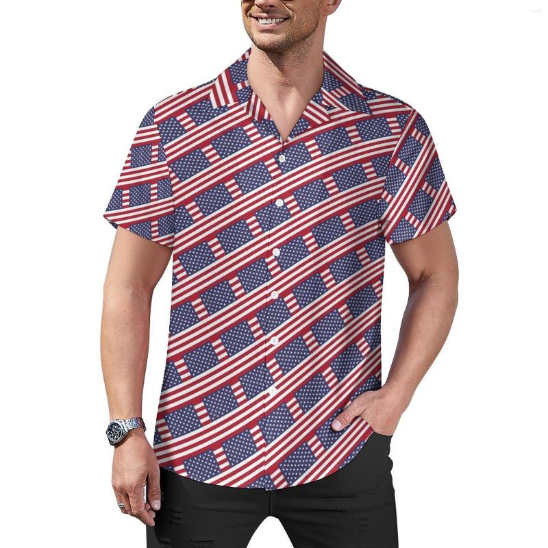 Men' Casual Shirts USA Flag Loose Shirt Male Vacation American Flags Fashion Hawaiian Custom Short Sleeve Streetwear Oversize Blouses, Style-5
Men' Casual Shirts USA Flag Loose Shirt Male Vacation American Flags Fashion Hawaiian Custom Short Sleeve Streetwear Oversize Blouses, Style-5