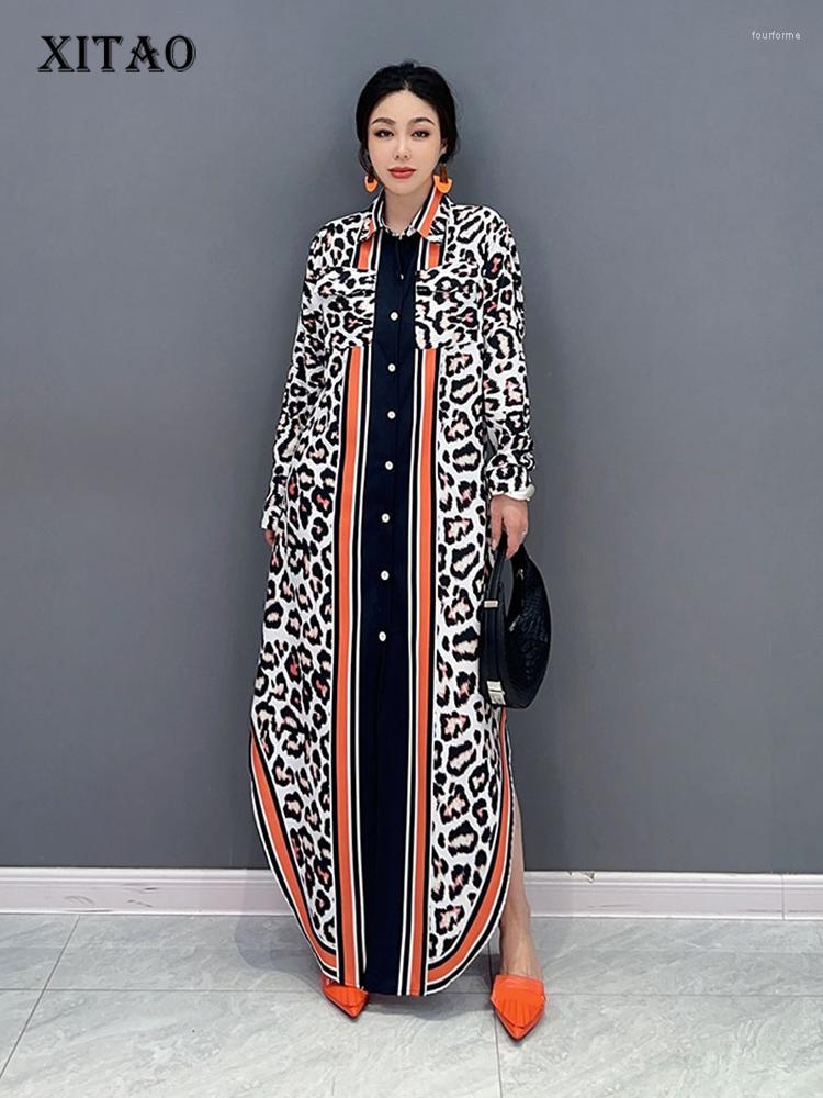 Casual Dresses XITAO Single Breasted Print Dress Women Korea Summer Personality Fashion Loose Turn-down Collar Long Sleeved HQQ0379, Black hqq0379
Casual Dresses XITAO Single Breasted Print Dress Women Korea Summer Personality Fashion Loose Turn-down Collar Long Sleeved HQQ0379, Black hqq0379