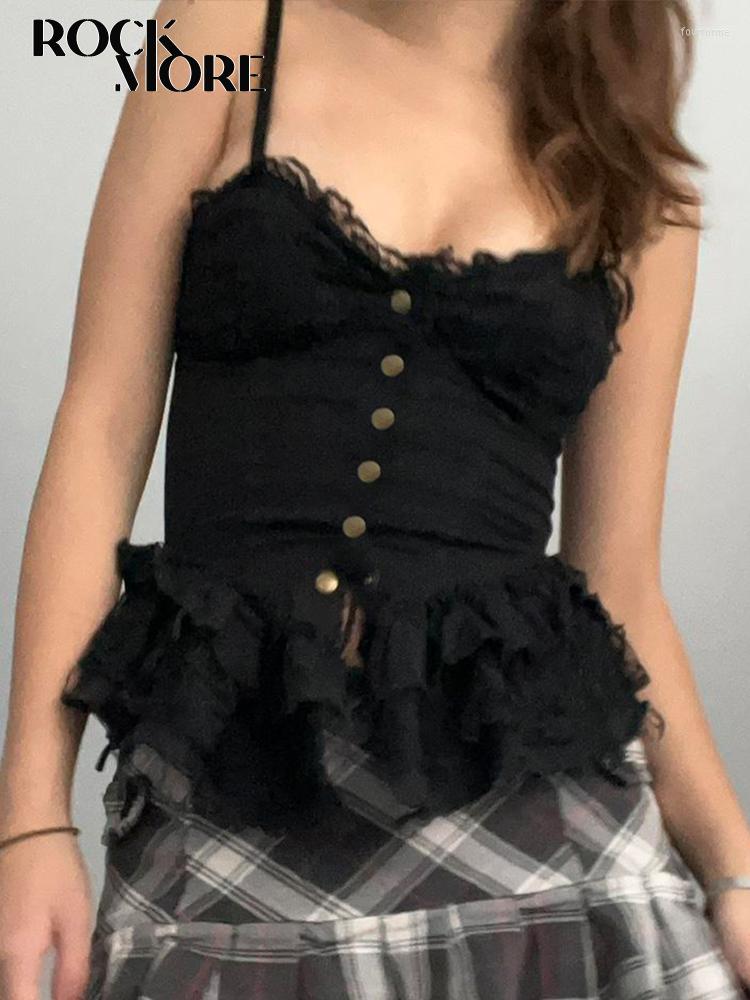 Women' Tanks Rockmore Goth Mesh Lace Stitching Camisole Y2K Aesthetic Dark Academic Slim Backless Corset Top Streetwear Women Shirts Korean, Black
Women' Tanks Rockmore Goth Mesh Lace Stitching Camisole Y2K Aesthetic Dark Academic Slim Backless Corset Top Streetwear Women Shirts Korean, Black