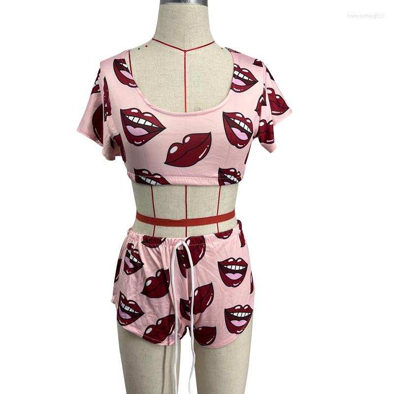 Women' Sleepwear 2023 Summer Women Short Sexy Casual Lip Print Pajamas Milk Silk Drawstring Two-Piece Athleisure Ladies, 2d grey
Women' Sleepwear 2023 Summer Women Short Sexy Casual Lip Print Pajamas Milk Silk Drawstring Two-Piece Athleisure Ladies, 2d grey