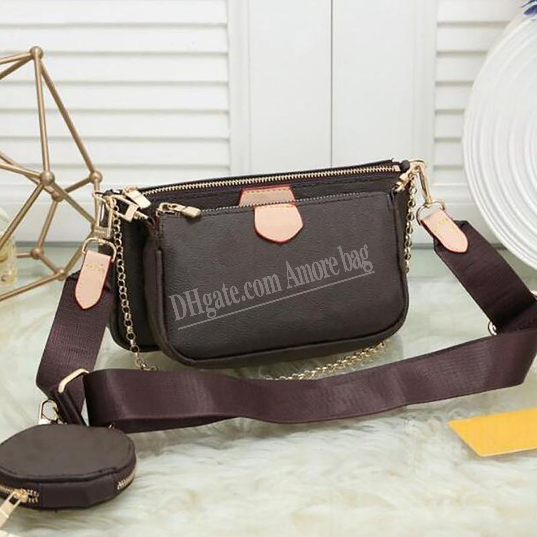 Designer 3-piece set Leather Shoulder Bags Women's Crossbody Bags Coin Purse Women's Luxury Handbag Leather Shoulder Messenger Bags purse, 15
Designer 3-piece set Leather Shoulder Bags Women's Crossbody Bags Coin Purse Women's Luxury Handbag Leather Shoulder Messenger Bags purse, 15