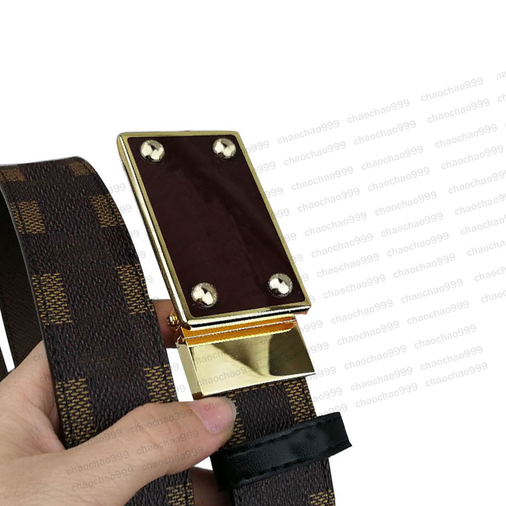 6V High Quality Belts Luxury Fashion Designer Leather Men Womens Big Gold Buckle Genuine Leather lattice printing 10 Styles 3 8cm width GU390, Multi
6V High Quality Belts Luxury Fashion Designer Leather Men Womens Big Gold Buckle Genuine Leather lattice printing 10 Styles 3 8cm width GU390, Multi