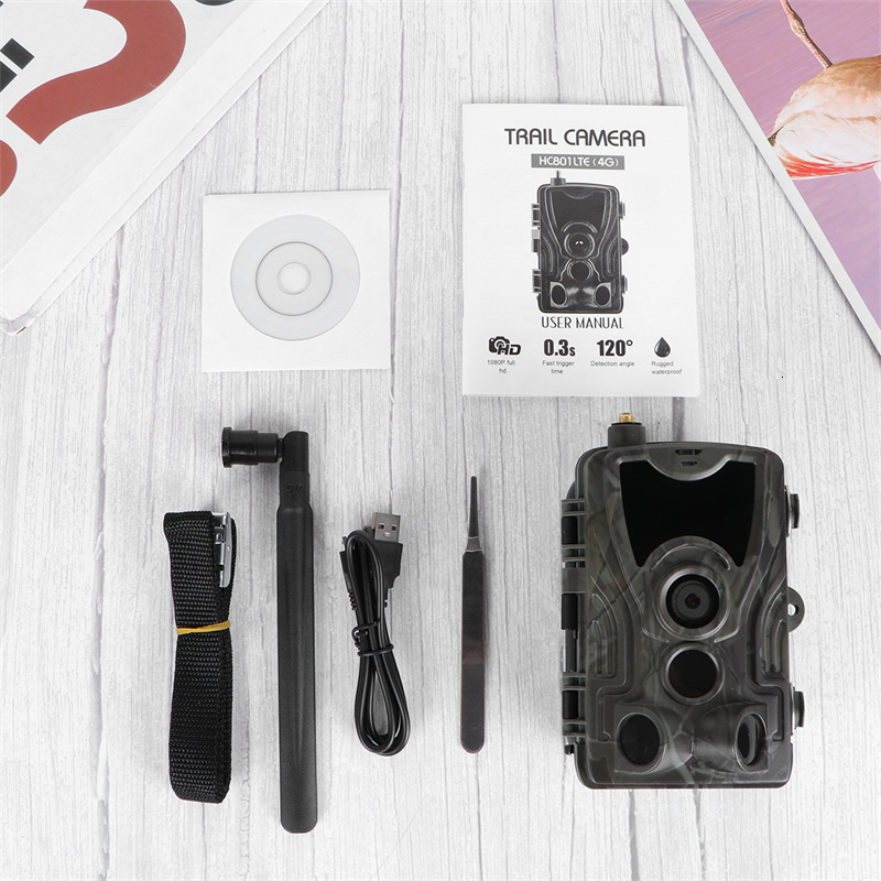 Hunting Cameras Suntekcam HC-801 series APP Control 4G 20MP 1080P Hunting Trail Camera Wireless Wildlife Cameras 0.3S Trigger Night Vision 230608