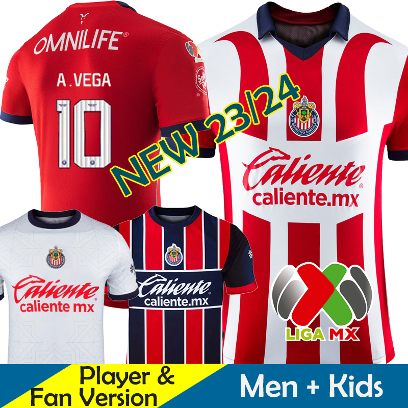 23/24 Chivas Guadalajara Soccer Jerseys Kids Kit Camisetas Futbol 2023 2024 Football ShirtTraining Player Version Goalkeeper Home Away 3rd GUZMAN A.VEGA BELTRAN, Home liga mx patch
23/24 Chivas Guadalajara Soccer Jerseys Kids Kit Camisetas Futbol 2023 2024 Football ShirtTraining Player Version Goalkeeper Home Away 3rd GUZMAN A.VEGA BELTRAN, Home liga mx patch