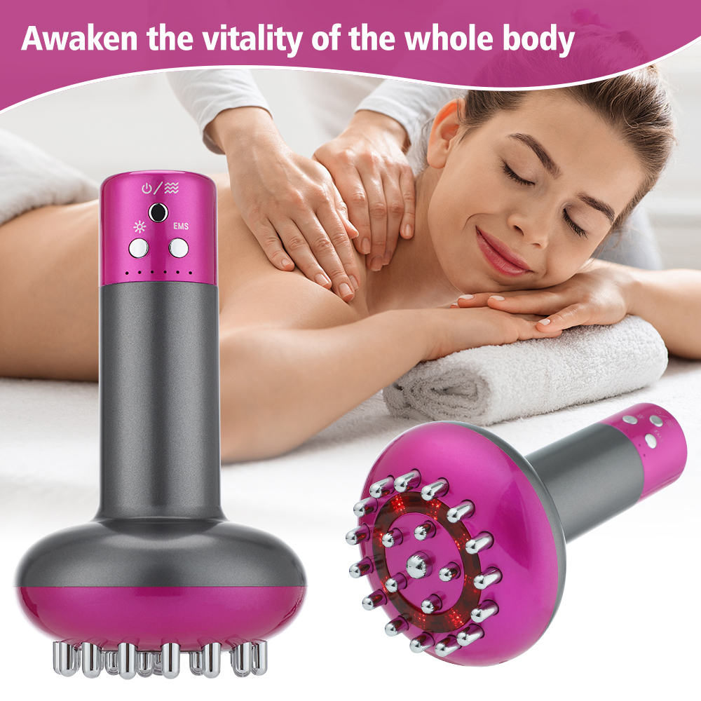 Portable Slim Equipment Electric Meridian Brush Body Slimming Massager Dredging Fat Burning EMS Micro Current Vibrating Guasha Beauty Apparatus 230608
