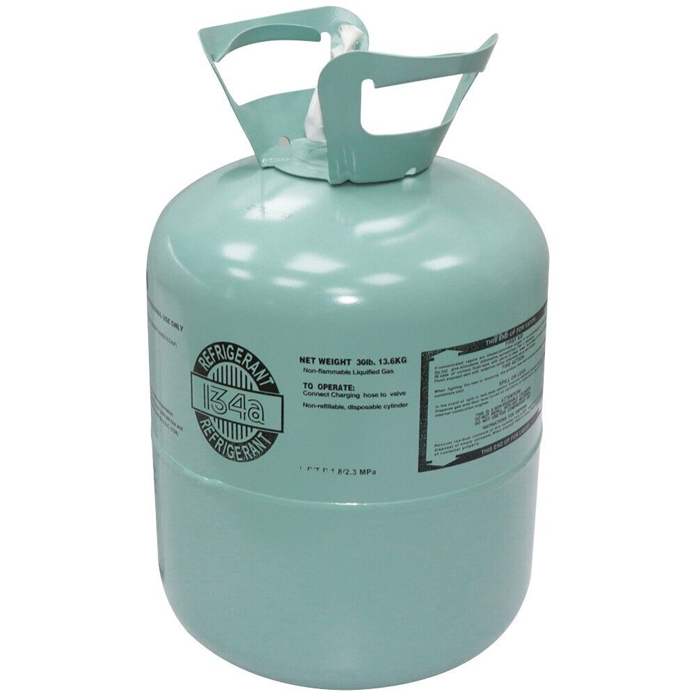 (In Stock) R134A Refrigerant Freon Steel Cylinder Packaging for Air Conditioners 30LB