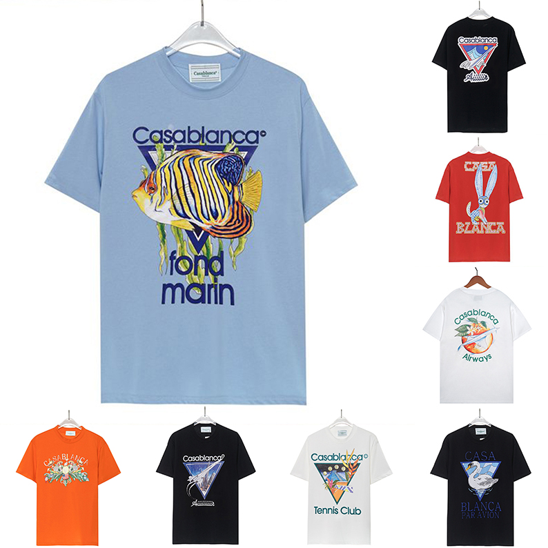 Fashion T Shirt Mens Women Designers T-shirts Tees Apparel Tops Man Casual Chest Letter Shirt Luxury Clothing Street Shorts Sleeve Clothes Casablancas Tshirts
Fashion T Shirt Mens Women Designers T-shirts Tees Apparel Tops Man Casual Chest Letter Shirt Luxury Clothing Street Shorts Sleeve Clothes Casablancas Tshirts