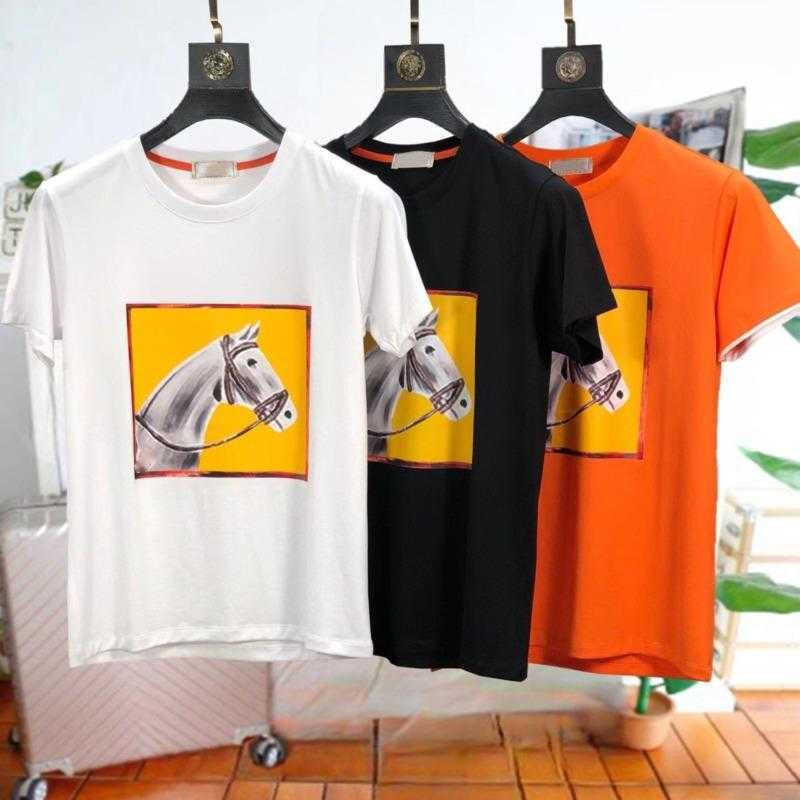 Men's T-shirts Summer Short Sleeved t shirt h Luxury Designer Brand Tshirt Mens Tees & Polos Men Women Cotton Sweatshirt H Round Neck tee, Orange-red-1
Men's T-shirts Summer Short Sleeved t shirt h Luxury Designer Brand Tshirt Mens Tees & Polos Men Women Cotton Sweatshirt H Round Neck tee, Orange-red-1