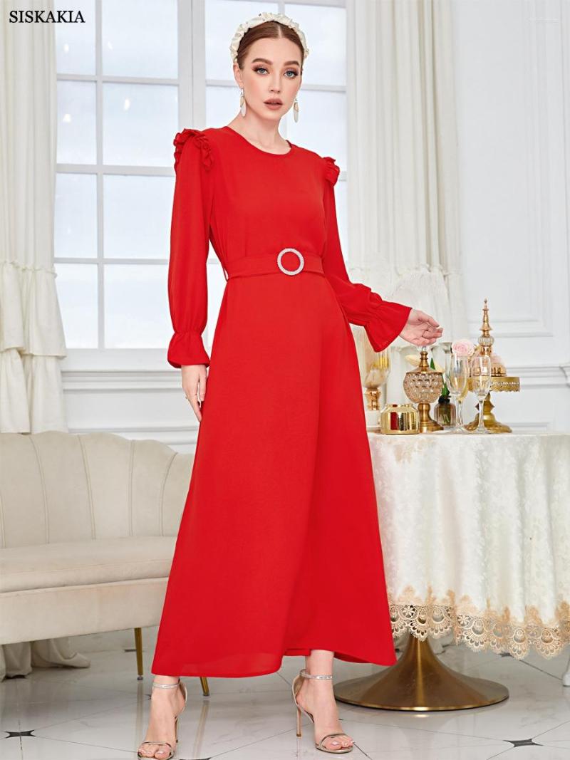 Casual Dresses Siskakia Elegant Ethnic Lace Patchwork Solid Arab Dress For Women O Neck Full Sleeve Belted Maxi Red 2023, Red long dress
Casual Dresses Siskakia Elegant Ethnic Lace Patchwork Solid Arab Dress For Women O Neck Full Sleeve Belted Maxi Red 2023, Red long dress