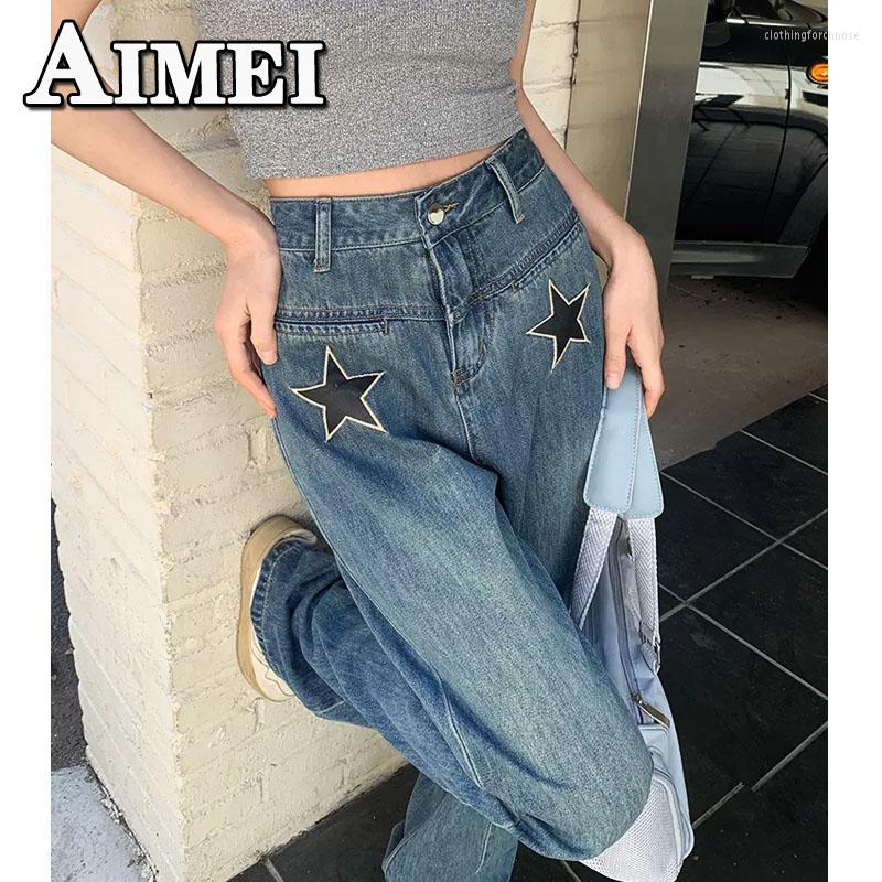 Women's Jeans Women's Y2K Clothing High Street Loose Straight Wide Leg Waist Sports Jogging Baggy Streetwear Korean Fashion 2023, Blue
Women's Jeans Women's Y2K Clothing High Street Loose Straight Wide Leg Waist Sports Jogging Baggy Streetwear Korean Fashion 2023, Blue