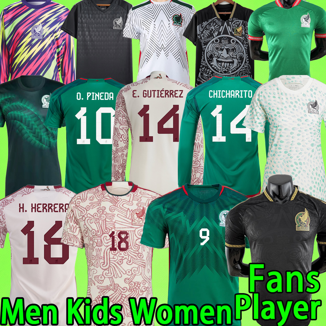 Mexico 2023 soccer jerseys WOMEN uniforms goalkeeper long sleeve Fans player version 22 23 CHICHARITO G.DOS SANTOS Camisetas 2022 Men Set KIDS KIT football shirt boys
Mexico 2023 soccer jerseys WOMEN uniforms goalkeeper long sleeve Fans player version 22 23 CHICHARITO G.DOS SANTOS Camisetas 2022 Men Set KIDS KIT football shirt boys
