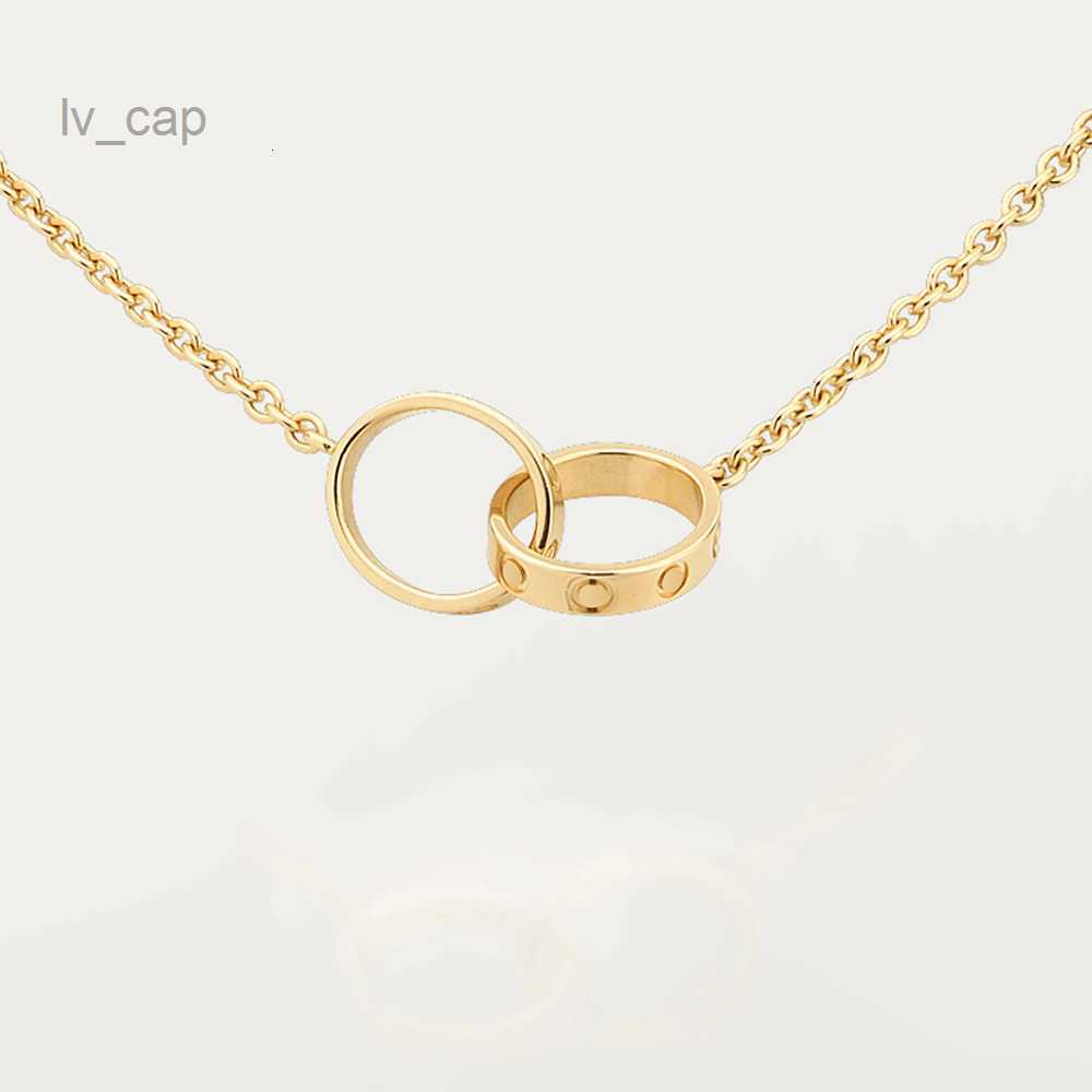 High Edition Classic Design Pendant Love Necklace for Women Girls Double Loop Charms 316L Titanium Steel Wedding Jewelry Collares Collier
High Edition Classic Design Pendant Love Necklace for Women Girls Double Loop Charms 316L Titanium Steel Wedding Jewelry Collares Collier