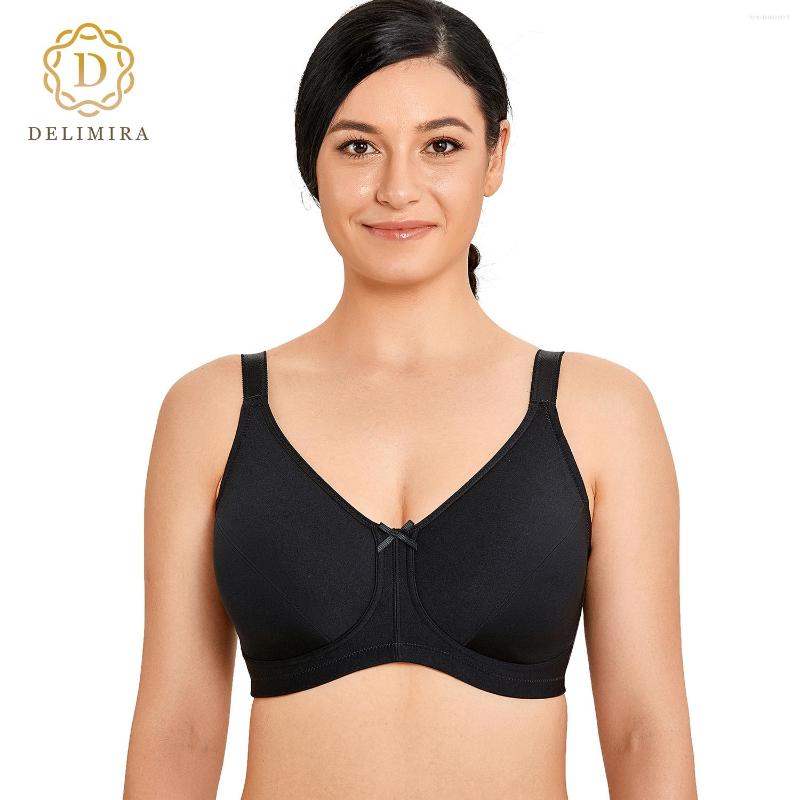 Bras DELIMIRA Women's Mastectomy Full Coverage Unlined Wire-Free Pockets Bra Plus Size, Beige02
Bras DELIMIRA Women's Mastectomy Full Coverage Unlined Wire-Free Pockets Bra Plus Size, Beige02