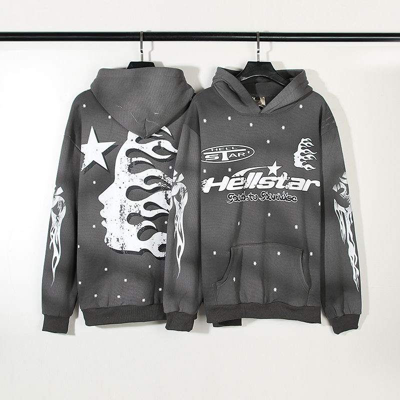 Men's Hoodies Sweatshirts High Street hellstar vintage hoodies for men women Sweatshirts hooded flame designer hoodie long sleeve coat plus size MLXL2XL, Gray
Men's Hoodies Sweatshirts High Street hellstar vintage hoodies for men women Sweatshirts hooded flame designer hoodie long sleeve coat plus size MLXL2XL, Gray