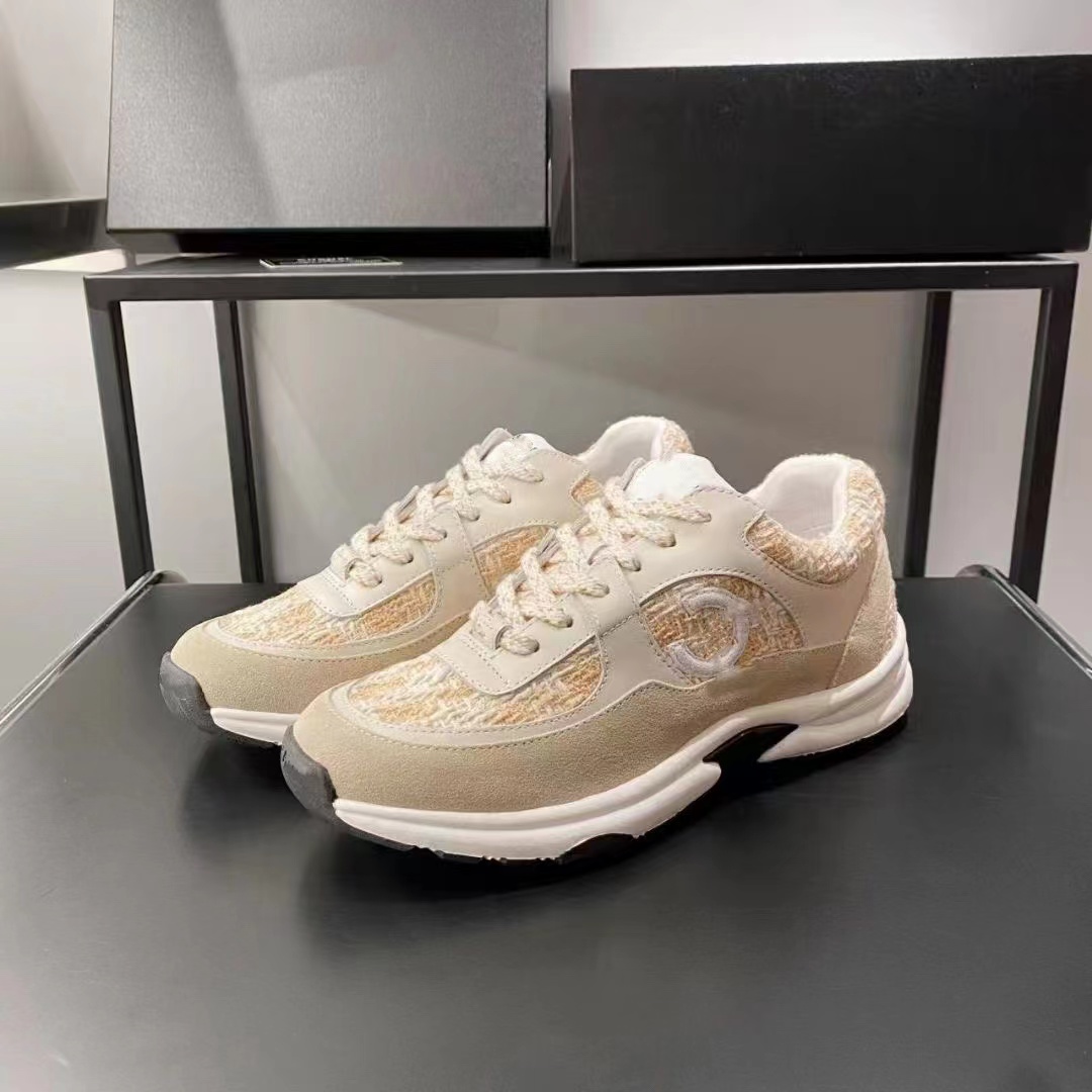 2023 Designer Running Shoes Fashion Channel Sneakers Women Luxury Lace-Up Sports Shoe Casual Trainers Classic Sneaker Woman Ccity asdxc 35-45
2023 Designer Running Shoes Fashion Channel Sneakers Women Luxury Lace-Up Sports Shoe Casual Trainers Classic Sneaker Woman Ccity asdxc 35-45