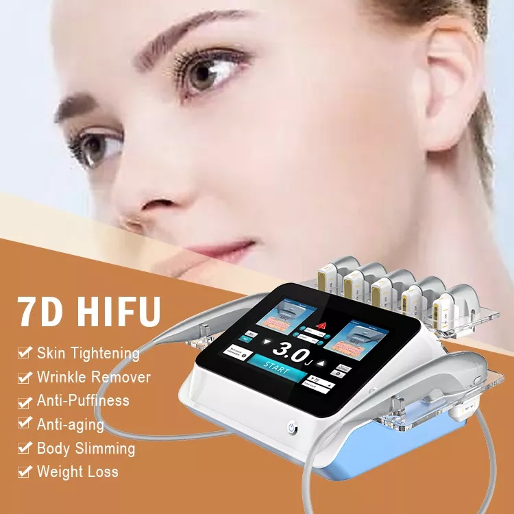 Two Handles 7D HIFU Focused Ultrasound7D ultrasound Facial Lifting Skin Tightening Anti Wrinkle Facial Shaping Beauty Device
Two Handles 7D HIFU Focused Ultrasound7D ultrasound Facial Lifting Skin Tightening Anti Wrinkle Facial Shaping Beauty Device