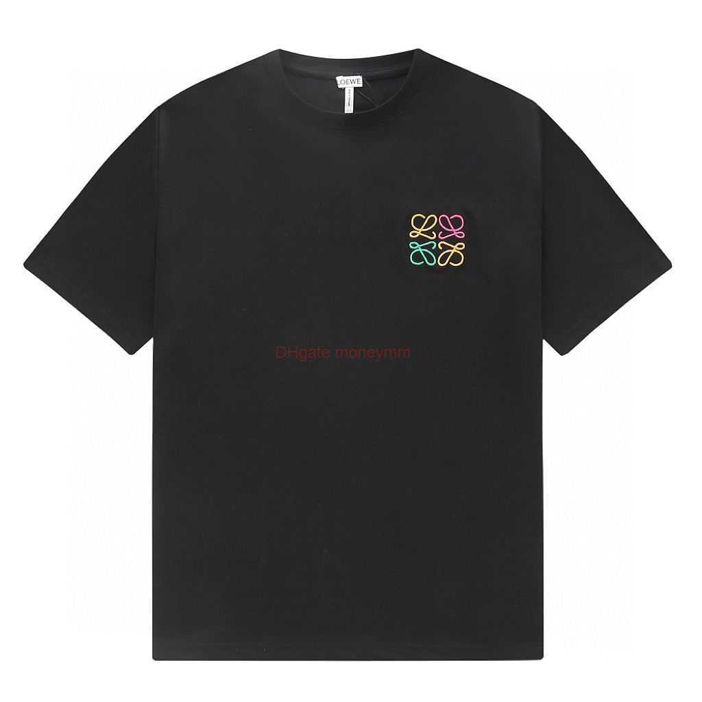 Designer Fashion Clothing Tees Tshirts Loewe the Correct Version of the Fashion Brand 2023 Color Embroidery Solid Color Round Neck Men and Women Shortsleeved Tshirt, Black
Designer Fashion Clothing Tees Tshirts Loewe the Correct Version of the Fashion Brand 2023 Color Embroidery Solid Color Round Neck Men and Women Shortsleeved Tshirt, Black