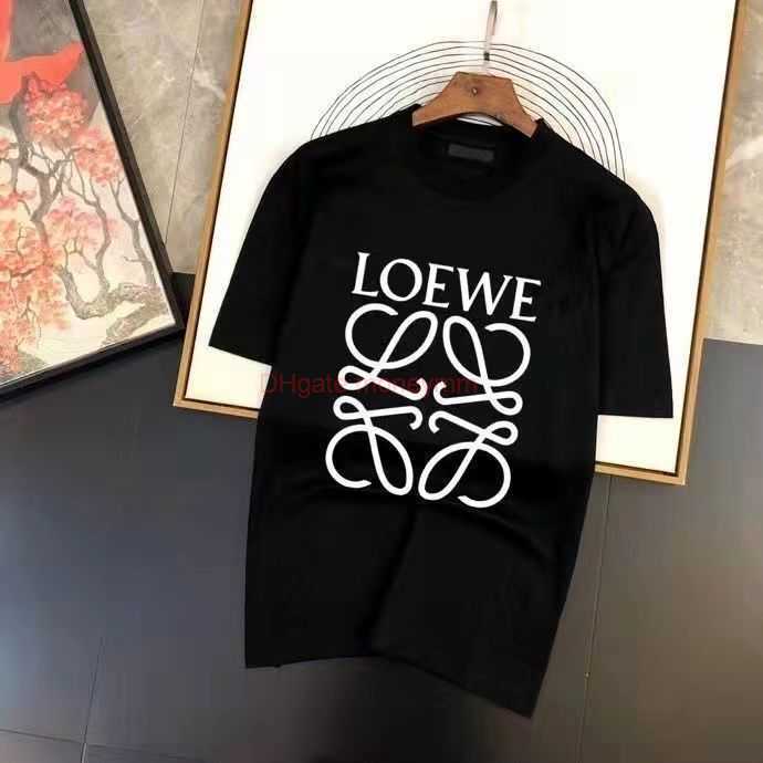 Designer Fashion Clothing Tees Tshirts Loewe Summer New Round Neck Short Sleeve Silky Cotton Tshirt Mens Classic Letter Printing Casual Versatiletops and Shirts Lu, White
Designer Fashion Clothing Tees Tshirts Loewe Summer New Round Neck Short Sleeve Silky Cotton Tshirt Mens Classic Letter Printing Casual Versatiletops and Shirts Lu, White