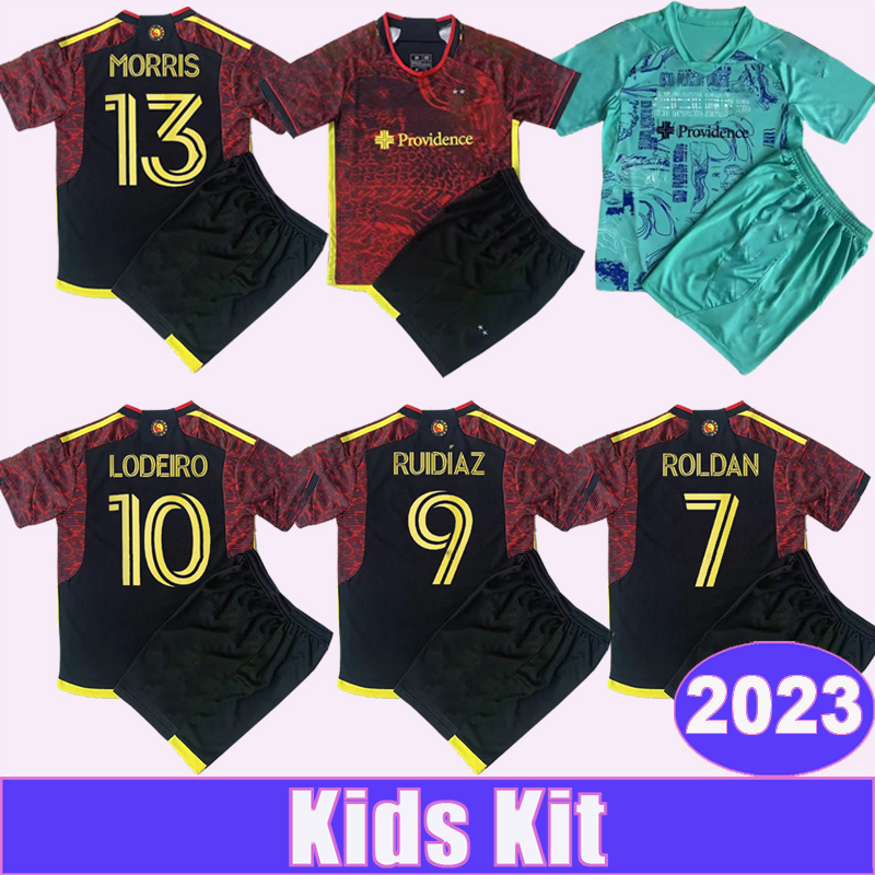 2023 Seattle Sounders FC Kids Kit Soccer Jerseys ROLDAN RUIDIAZ LODEIRO MONTERO MORRIS Home Special Edition Football Shirt Short Sleeve Uniforms, Tz13118 2023 away no socks
2023 Seattle Sounders FC Kids Kit Soccer Jerseys ROLDAN RUIDIAZ LODEIRO MONTERO MORRIS Home Special Edition Football Shirt Short Sleeve Uniforms, Tz13118 2023 away no socks